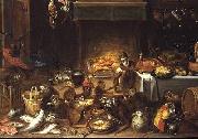 Jan Van Kessel Monkeys Feasting Spain oil painting artist